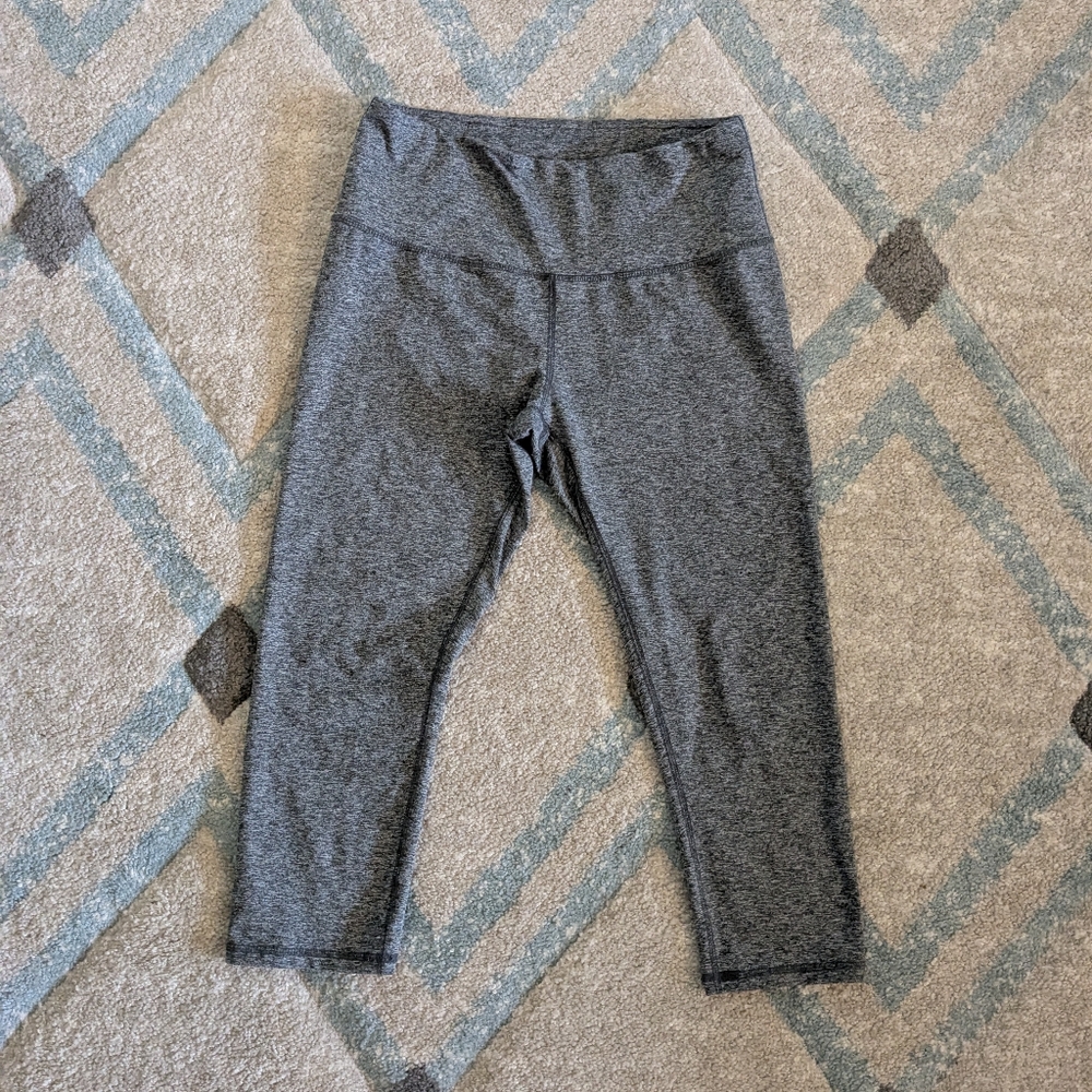 RBX Women's Gray Active Wear Leggings, Size L
